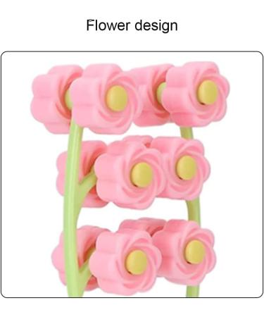 Face Roller Massager V - Jaw Shaped Skin Tightening & Rejuvenation Tool | Double Clips Facial Roller (Pink) for Beautiful Skin - Buy Online on GoSupps.com