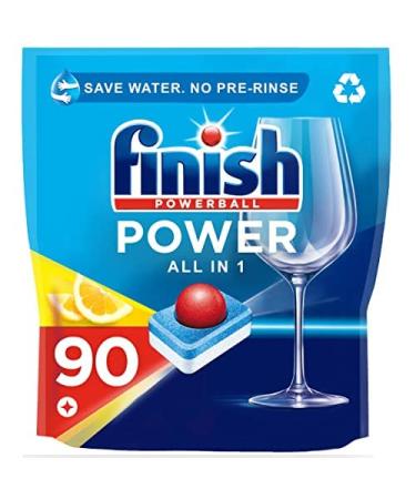 Finish All in One Dishwasher Tablets Regular Scent 90's 90 Count (Pack of 1) - Buy Online on GoSupps.com