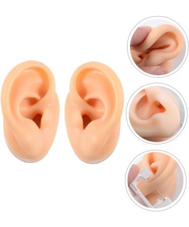 Healifty 4 Pcs Silicone Earrings Ear Piercing Jewelry Set - Soft Ear Models for Piercing Simulation - Human Body Ear Models - Assorted Colors - Buy Online on GoSupps.com