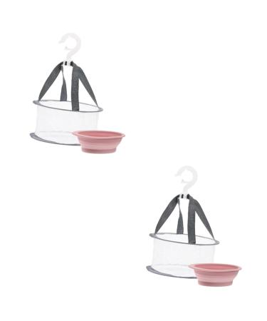 Mipcase 2 Sets Makeup Brush Cleaning Silicone Makeup Brush Cleaning Tool Folding Drying Rack Hanging Drying Rack Makeup Sponge Brush Cleaning Mat Makeuo Beauty Egg Cleaning Brush Fabric