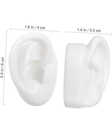Buy 2 Pairs Artificial Ear Models - Realistic Simulation Ear Mold for Display & Practice | International Shipping Available - Buy Online on GoSupps.com