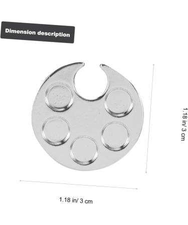 2 pi ces Palette de M lange Vernis Ongles Anneau Porte-couleur Ongles Portable pour Nail Art Pigments et Peinture Design - Buy Online on GoSupps.com
