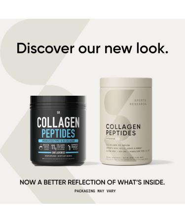 Buy Sports Research Collagen Peptides Powder - 16 oz for Healthy Skin & Joints - Buy Online on GoSupps.com