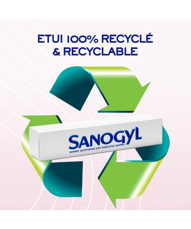 Sanogyl Whitening Toothpaste - 3 x 75 ml | Brighten Your Smile - International Shipping Available - Buy Online on GoSupps.com