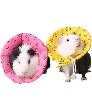 NashaFeiLi Elizabethan Pet Collar for Hamster & Chinchilla - Adjustable Comfortable Size M in Pink & Rose - Buy Online on GoSupps.com