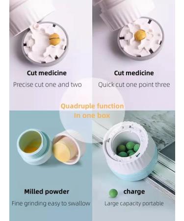Portable Medicine Cutter & Pill Crusher - Travel-Friendly Pill Slicer for Small Pills - Ideal for Outdoor Adventures - Buy Online on GoSupps.com