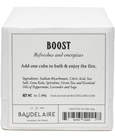 Buy Baudelaire Boost Effervescent Cube 7 oz - Energizing Bath Fizzy for Relaxation | International Shipping Available - Buy Online on GoSupps.com
