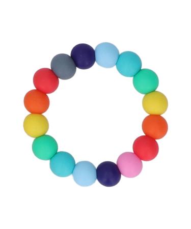 Food Grade Silicone Chew Necklace & Bracelet Set for Teething Babies - Colorful & Portable Teether Toys for Autism & Anxiety Relief - Buy Online on GoSupps.com