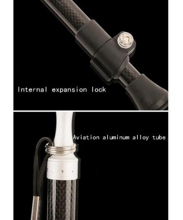 Old Man Crutches Carbon Ultralight Retractable Solid Wood Grip Non-Slip Cane Beautiful Scenery - Buy Online on GoSupps.com