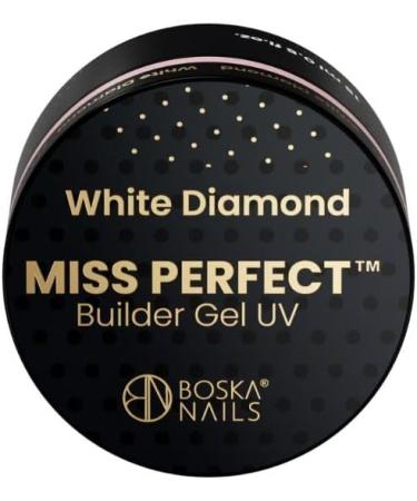 Divine Nails Miss Perfect White Diamond builder gel 15 ml - Buy Online on GoSupps.com