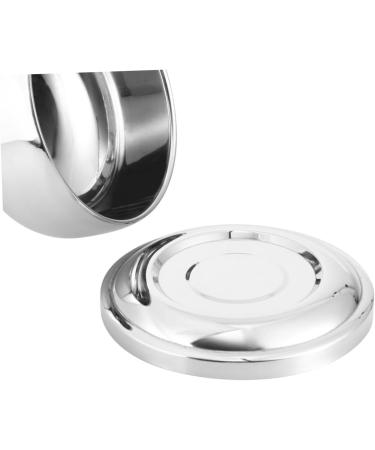 Frcolor 2-Pack Stainless Steel Shaving Bowl with Lid | Men's Shaving Soap Container | Foam Shell Design for Optimal Performance - Buy Online on GoSupps.com