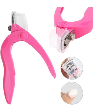 Acrylic Nail Clipper U Shaped False Nail Tip Cutter Stainless Steel Trimmer Scissors Rosy Nail Clippers Nail Care - Buy Online on GoSupps.com