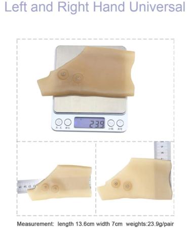 Silicone Gel Magnetic Therapy Gloves for Arthritis Pain Relief - Waterproof Support for Hands & Thumbs (2 Pcs - Buy Online on GoSupps.com