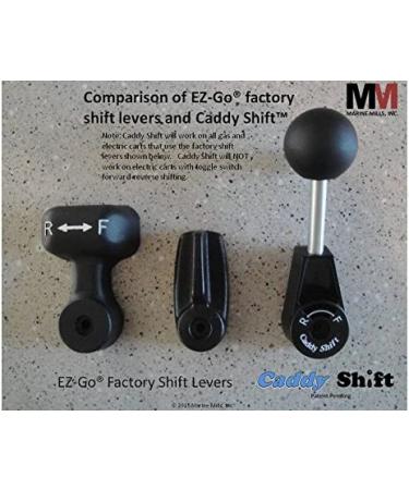 Caddy Shift E-Z-GO Golf Cart Shifter - Forward-Reverse Lever Handle Knob - Buy Online on GoSupps.com