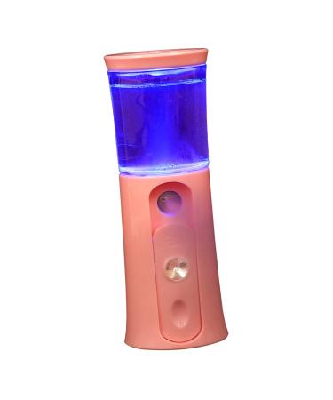 1 Ensemble De Pulv risateur D'Arrosage Brumisateur Doux Portable Beaut D'Un Seul Appareil Brumisateur Hydratant Vaporisateur Chauffant Pour Le Visage Rose