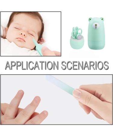Hinkyoung 4-in-1 Baby Nail Care Set - Nail Clippers, Scissor, File, Tweezers for Newborn, Infant, Toddler - Buy Online on GoSupps.com