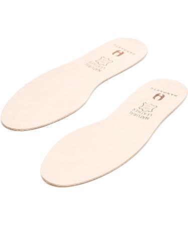 Handarte Genuine Leather Insoles - Odor Eater & Thin - Daily Comfort - Tan - Size US 7 / EU 38 - Keychain Gift Included - Buy Online on GoSupps.com