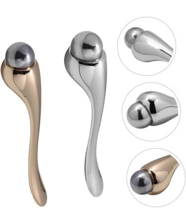 Angoily 2pi ces Massage Pour Yeux Outils De Pour Rides Massage nergisant Avec Design Ergonomique or Et - Buy Online on GoSupps.com