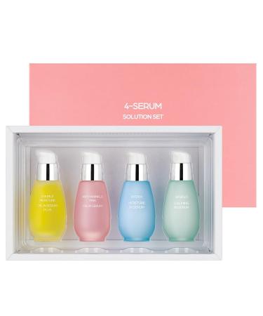 CHARMZONE Oil-in-Serum 4-Solution Set (1.01 fl.oz / 30ml x 4) Double Moisture Anti-Wrinkle Pink Ginkgo Calming Hydra Moisture Serums for Face - Buy Online on GoSupps.com