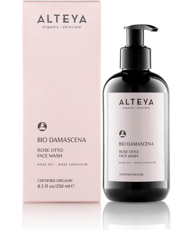 Alteya Organics USDA Certified Organic Face Wash with Bulgarian Rose Oil - 8.5 Fl Oz - Buy Online on GoSupps.com