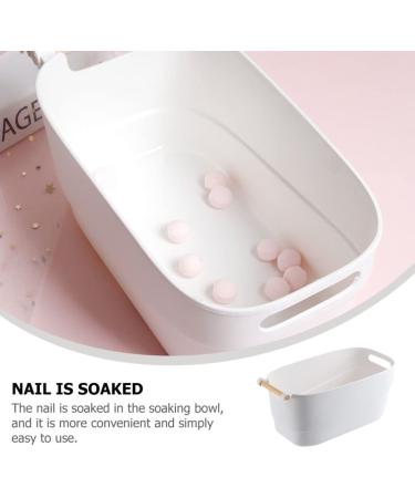 FOMIYES Basin Tub Retro Wash Basin Manicure Bowl Manicure Bowl Soaking Soak Bowl Nail Art Polish Remove Hand Wash Manicure Spa Tool White Portable Wash Basin Nail Art Soaking Bowl Hand Soak Bowl - Buy Online on GoSupps.com