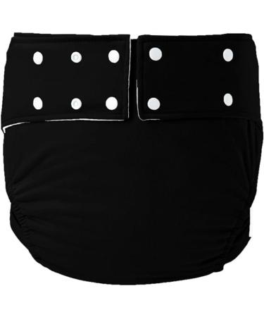Shop 5 Set Adult Cloth Diapers - Reusable Incontinence Solutions Black (72-92 cm) | Eco-Friendly & Comfortable - Buy Online on GoSupps.com