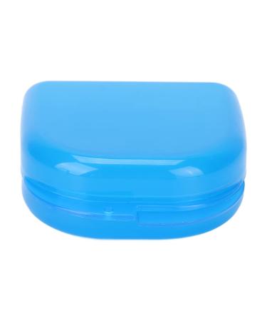Pack of 4 denture bathing cases cup box mouth guard transparent braces storage box for mouth cleaning