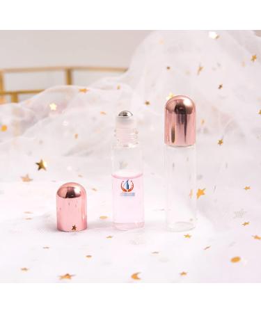 JIHUOO 10pcs Empty Roll on Bottles - Refillable Glass Essential Oil Roller Bottles 3ml for Travel & DIY - Buy Online on GoSupps.com