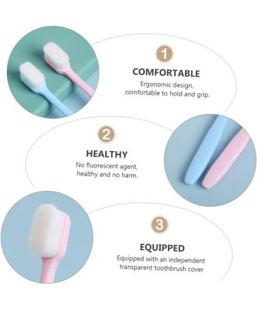 Buy TOVINANNA 6-Pack Portable Toothbrush for Adults | Safe & Effective Oral Care | Ideal for Pregnant Women & Children - Buy Online on GoSupps.com