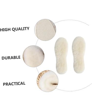 MAGICLULU Rabbit Fur Insoles - Warm Winter Fleece Inserts & Cushions for Anti-Cold Comfort | Soft Thickened Shoe Liners & Pads - Buy Online on GoSupps.com