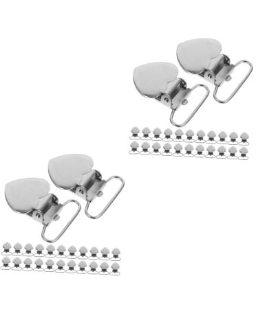 Sevacc Peach Heart Duck Beavy Clip Heart Bed sheet Sabanas Recien Nacidos snout Schnuller 60 pieces of ceiling fastenings pacifier strap clip leaf holder fastenings pacifier clips