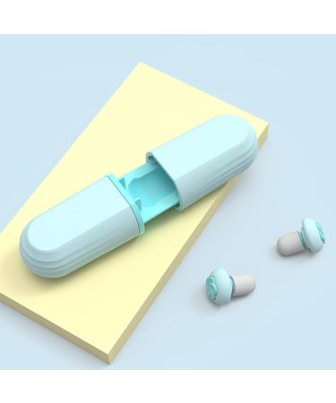 Galand Silicone Ear Plugs Portable Loud Noise Cancelling Ear Plugs with 10 Replacement Sponges Easy to Carry for Sleeping Office Studying 2Pcs Blue - Buy Online on GoSupps.com