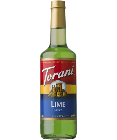 Torani Blue Raspberry Syrup Plastic Bottle 750 ml & Lime Flavour Syrup 750 Milliliter Syrup + Lime Syrup - Buy Online on GoSupps.com