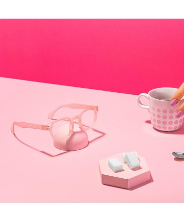 Popme Unisex Pink Pearl Reading Glasses with Blue Light Filter - 2.5 Diopters One Size - Stylish & Comfortable for Presbyopia - Buy Online on GoSupps.com