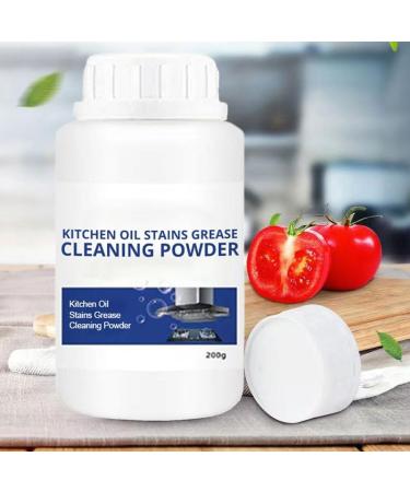 Kitchen Oil Stains Grease Cleaning Powder Foam Rust Remover Kitchen All-Purpose Powerful Degreaser Cleaner Pot Renovation Cleaning Powder (200g) - Buy Online on GoSupps.com