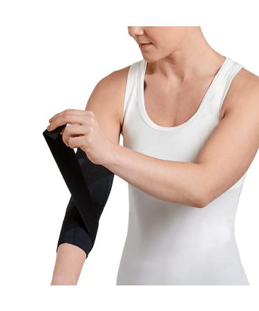 Tommie Copper Pro-Grade Compression Elbow Sleeve - Ultimate Support for Tennis & Golfers Elbow - Unisex - Black - Large - Buy Online on GoSupps.com