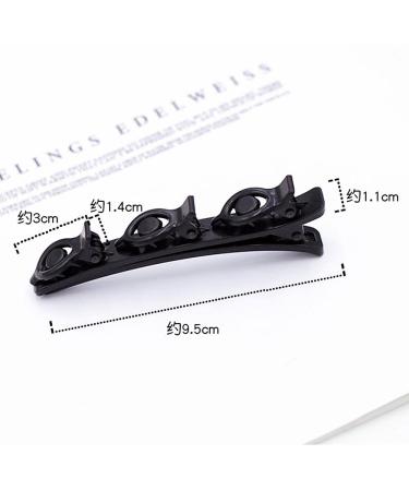 Qazuoik 10 Pcs Black Hair Clips - Double Braided Non-Slip Barrettes for Women | Stylish Hair Accessories for Cute Hairstyles - Gift Idea (Basic A) - Buy Online on GoSupps.com