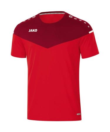 JAKO Men Women Kids T-Shirt Champ 2.0 6120 L Red/Wine Red