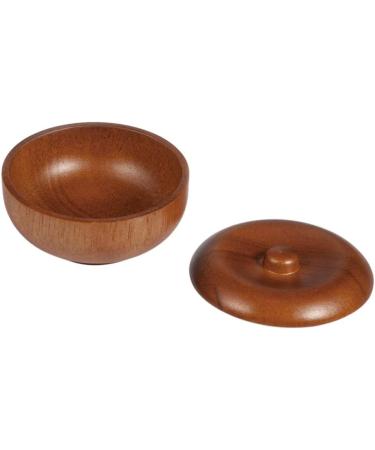 FARUTA Wooden Shaving Bowl for Men - Teak Wood Shaving Cream Bowl with Lid | International Shipping Available - Buy Online on GoSupps.com
