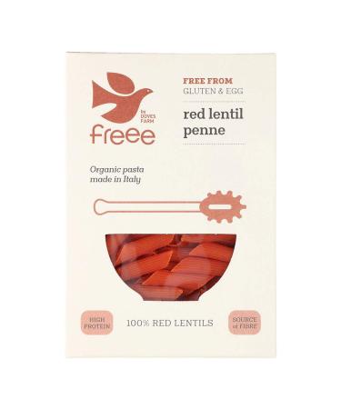 Doves Farm Freee 100% Red Lentil Penne Organic Pasta Shapes 250g - Buy Online on GoSupps.com