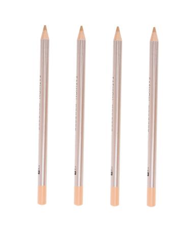 HAPINARY 4pcs Concealer Pen Highlighter Stick Dark Circle Concealer Make up Concealer for Face Wooden 1 g (Pack of 1) Ivory