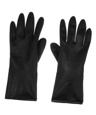 Vintorky 3 pair of hair dye glove shampoo for men reusable hair dye gloves hair dye gloves medium-sized latex gloves men's glove shampoo for men