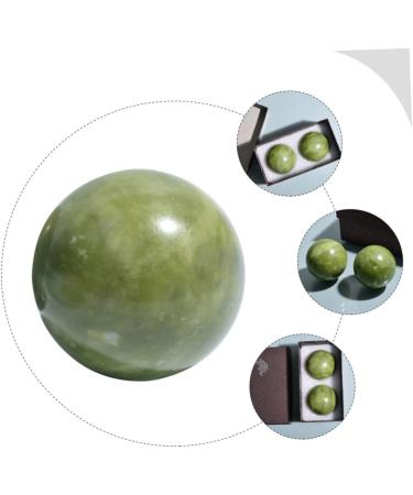 Buy Homsfou Handball Massage Jade Balls - Natural Stone Massage Tool for Fitness & Deep Tissue Relief - Buy Online on GoSupps.com