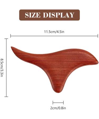 Wooden Massage Device - Gua Sha Board & Tool Sticks for Trigger Point Relief | Best Massage for Back Neck Shoulders & Feet - Buy Online on GoSupps.com