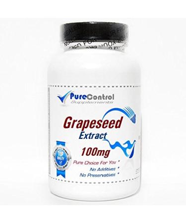 Grapeseed Extract 100mg // 200 Capsules // Pure // by PureControl Supplements