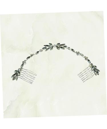 Flower Headpiece for Women Hair Band Wedding Hair Comb Clip Hair Combs for Women Accessories Bridal Headpieces Rhinestone Headband Headwear for Women Hair up Modeling Bride - Buy Online on GoSupps.com