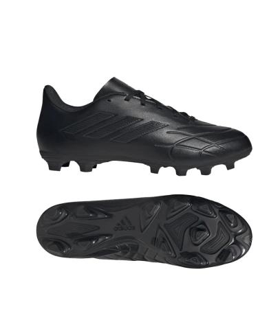 adidas Unisex-Adult Copa Pure.4 Flexible Ground Soccer Shoe 9 Women/8 Men Black/Black/Black