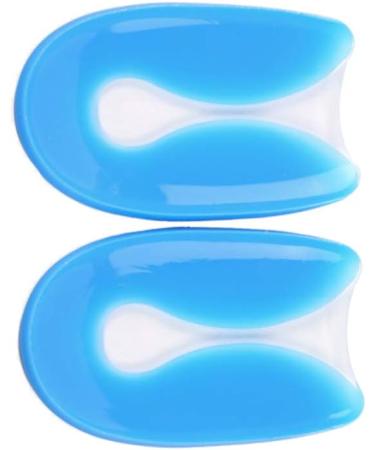 Heallily Silicone Gel Heel Cups - U-Shaped Soft Cushion Shoes Pads for Heel Pain - Shock Absorbing Support - Size S (1 Pair) - Buy Online on GoSupps.com