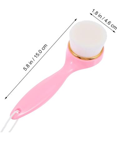 Shop the Best Manual Facial Brush - Pink Exfoliating & Cleansing Tool for Deep Pore Skin Care - Buy Online on GoSupps.com