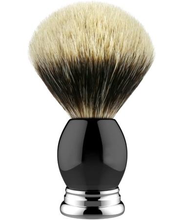 Premium GHQyp Men's Shaving Brush Set - Pure Silberspitz Dachshaar & Stainless Steel Resin Handle | Perfect Gift for Shaving Enthusiasts - Buy Online on GoSupps.com